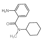 2-AMINO-N-CYCLOHEXYL-N-METHYL-BENZAMIDE Structure