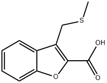 3-[(methylsulfanyl)methyl]-1-benzofuran-2-carboxylic acid picture