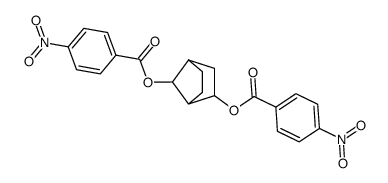 Bicyclo[2.2.1]heptane-2,7-diol bis(4-nitrobenzoate)结构式
