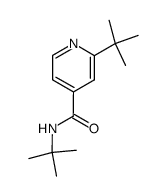 2,N-di-tert-butylpyridine-4-carboxamide结构式