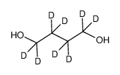 1,4-丁二醇-1,1,2,2,3,3,4,4-d8结构式