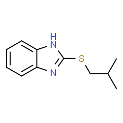 2-(Isobutylthio)-1H-benzimidazole结构式