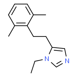 1H-Imidazole,5-[2-(2,6-dimethylphenyl)ethyl]-1-ethyl-(9CI) structure