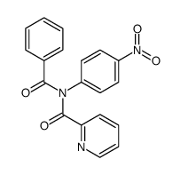 N-benzoyl-N-(4-nitrophenyl)picolinamide结构式