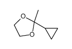 2-cyclopropyl-2-methyl-1,3-dioxolane Structure