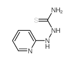 Hydrazinecarbothioamide, 2-(2-pyridinyl)- Structure