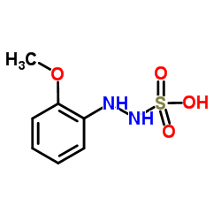 2-(2-Methoxyphenyl)hydrazinesulfonic acid structure