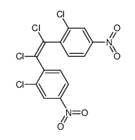 (Z)-α,α',2,2'-tetrachloro-4,4'-dinitrostilbene Structure