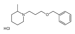 1-(3-Benzyloxypropyl)-2-methylpiperidine hydrochloride结构式