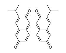 2,11-Bis(1-methylethyl)perylene-1,5,8,12-tetrone结构式