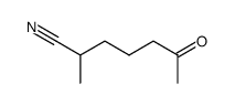 Heptanenitrile, 2-methyl-6-oxo- (9CI)结构式