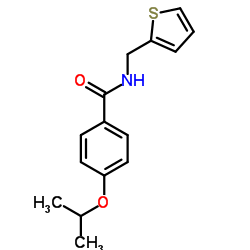 4-Isopropoxy-N-(2-thienylmethyl)benzamide结构式