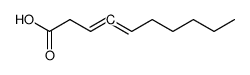 deca-3,4-dienoic acid Structure