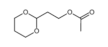 β-acetoxyethyl-2 dioxanne-1,3结构式
