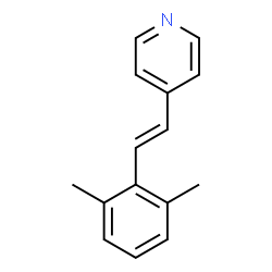 Pyridine, 4-[(1E)-2-(2,6-dimethylphenyl)ethenyl]- (9CI)结构式