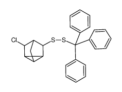 1-(5-chlorotricyclo[2.2.1.02,6]heptan-3-yl)-2-trityldisulfane Structure