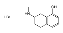 7-(methylamino)-5,6,7,8-tetrahydronaphthalen-1-ol,hydrobromide Structure