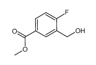 4-fluoro-3-hydroxymethyl-benzoic acid methyl ester结构式