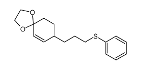 8-(3-phenylsulfanylpropyl)-1,4-dioxaspiro[4.5]dec-6-ene Structure