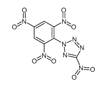 5-nitro-2-(2,4,6-trinitrophenyl)tetrazole结构式