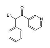 2-bromo-2-phenyl-1-pyridin-3-ylethanone结构式