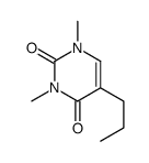 1,3-dimethyl-5-propylpyrimidine-2,4-dione Structure