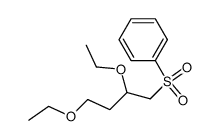 ((2,4-diethoxybutyl)sulfonyl)benzene结构式