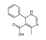 6-methyl-4-phenyl-1,4-dihydropyrimidine-5-carboxylic acid结构式