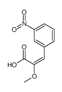 2-methoxy-3-(3-nitrophenyl)prop-2-enoic acid Structure