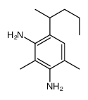 2,4-dimethyl-6-(1-methylbutyl)benzene-1,3-diamine structure