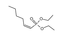 cis-diethyl 1-butenylphosphonate结构式