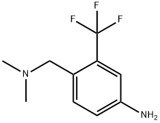 4-Dimethylaminomethyl-3-trifluoromethylphenylamine Structure