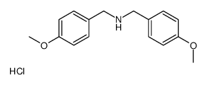 双-(4-甲氧基苄基)-胺盐酸盐结构式
