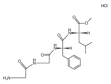 Glycyl-glycyl-(S)-phenylalanyl-(S)-leucinmethylesterhydrochlorid结构式