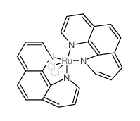 dichlororuthenium,1,10-phenanthroline-1,10-diide结构式