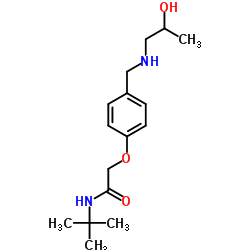 N-(TERT-BUTYL)-2-(4-([(2-HYDROXYPROPYL)AMINO]METHYL)PHENOXY)ACETAMIDE Structure