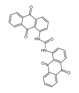 N,N'-bis-(9,10-dioxo-9,10-dihydro-[1]anthryl)-urea Structure