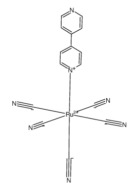 [pentacyanoruthenate(II)(4,4'-bipyridine)](3-)结构式