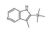3-methyl-2-trimethylsilyl-1H-pyrrolo[3,2-c]pyridine Structure