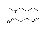 (4aR,8aR)-2-methyl-1,4,4a,7,8,8a-hexahydroisoquinolin-3-one Structure