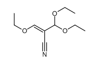 2-(diethoxymethyl)-3-ethoxyprop-2-enenitrile Structure