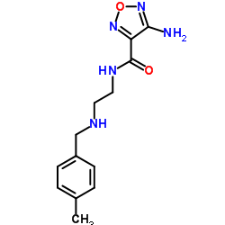 4-Amino-N-{2-[(4-methylbenzyl)amino]ethyl}-1,2,5-oxadiazole-3-carboxamide结构式