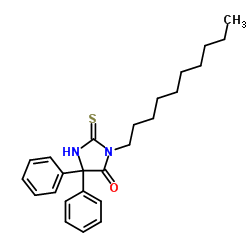 3-Decyl-5,5-diphenyl-2-thioxo-4-imidazolidinone picture