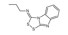 N-propyl-3H-benzo[4,5]imidazo[2,1-c][1,2,4]dithiazol-3-imine Structure