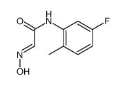 N-(5-fluoro-2-methylphenyl)-2-hydroxyiminoacetamide Structure