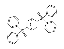 2,5-Bis-(diphenyl-phosphinoyl)-bicyclo[2.2.1]hepta-2,5-diene Structure