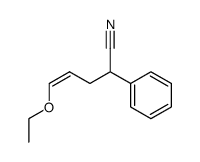 (Z)-Ethoxy-2-phenyl-4-pentenenitrile Structure