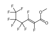 methyl 2,3,4,4,5,5,6,6,6-nonafluorohex-2-enoate结构式