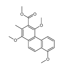 methyl 1,4,8-trimethoxy-2-methylphenanthrene-3-carboxylate Structure