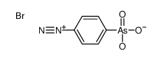 4-arsonobenzenediazonium,bromide结构式